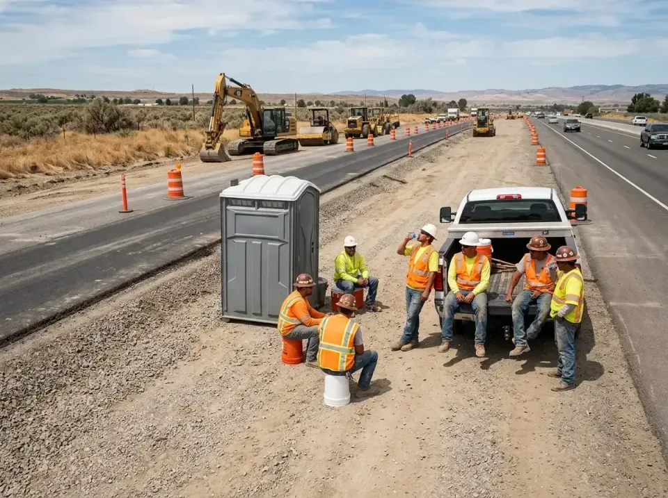 highway-road-construction-crew-007 — frequently asked questions, Porta Potty and Restroom Rentals in Seaside, OR